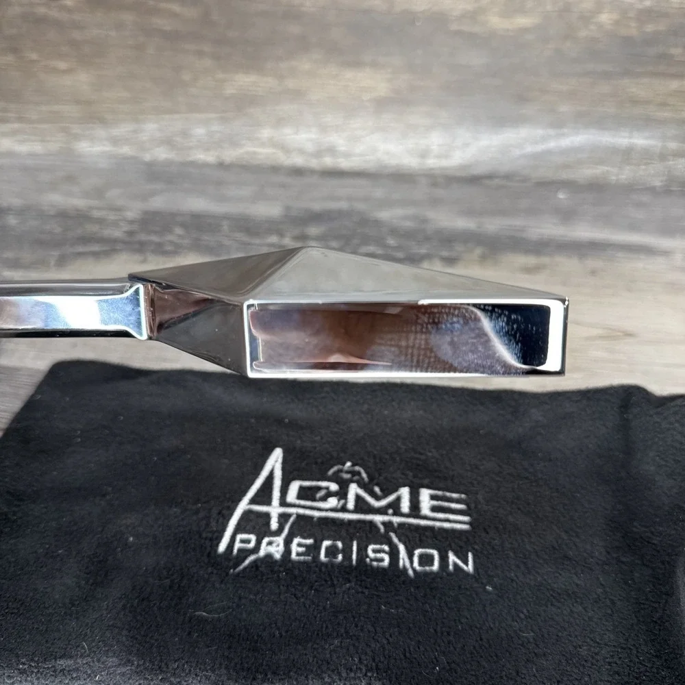 Acme Precision Bike Mirror Chrome Diamond Shaped Bicycle Side Mirror